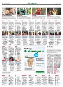 Anzeigen Hamburger Ärztemagazin Mai-Ausgabe im Hamburger Abendblatt