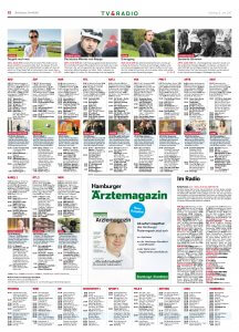 Anzeigen Hamburger Ärztemagazin Mai-Ausgabe im Hamburger Abendblatt