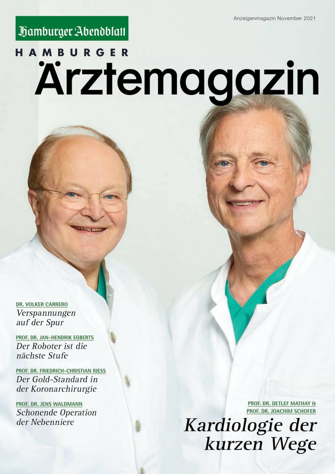 Hamburger Ärztemagazin Ausgabe November 2021 erschienen